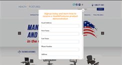 Desktop Screenshot of healthpostures.com